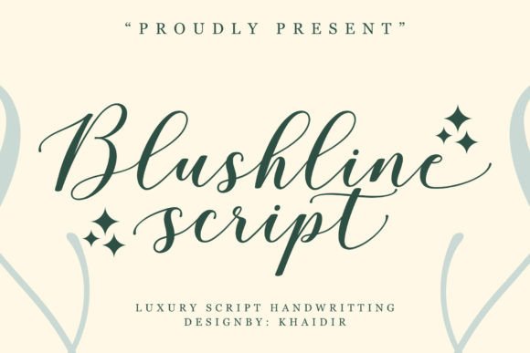Blushline Script: The Perfect Blend of Elegance and Modernity for Your Designs