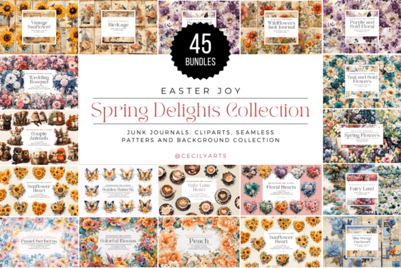 Introducing the Spring Delights Collection Bundle: Your Ultimate Creative Companion for the Season
