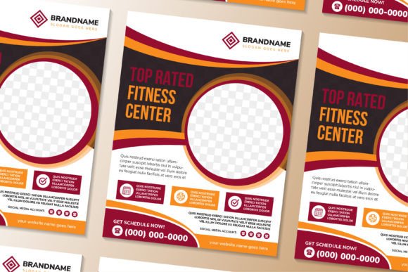 Top Rated Fitness Flyer: A Dynamic Design for Your Gym Marketing