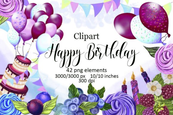 Unlocking Creativity with High-Resolution Happy Birthday Clipart, PNG Assets