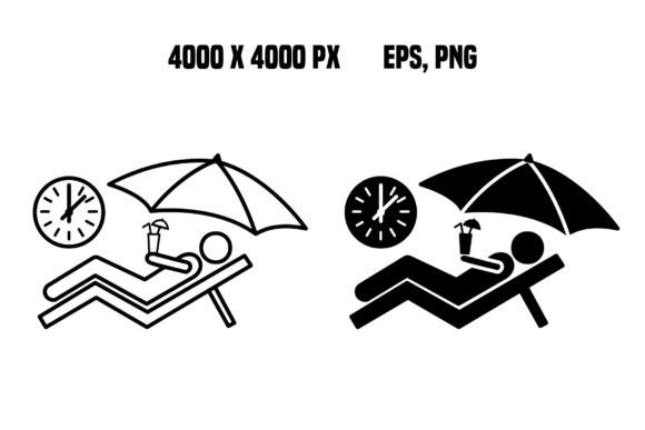Vacation Icons: Essential Travel Vector Graphics
